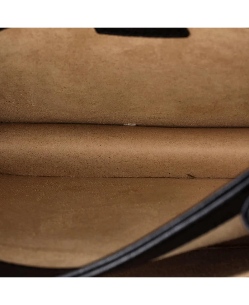 Pre-Owned Gucci Small Ophidia Flap Top Handle Bag Leather