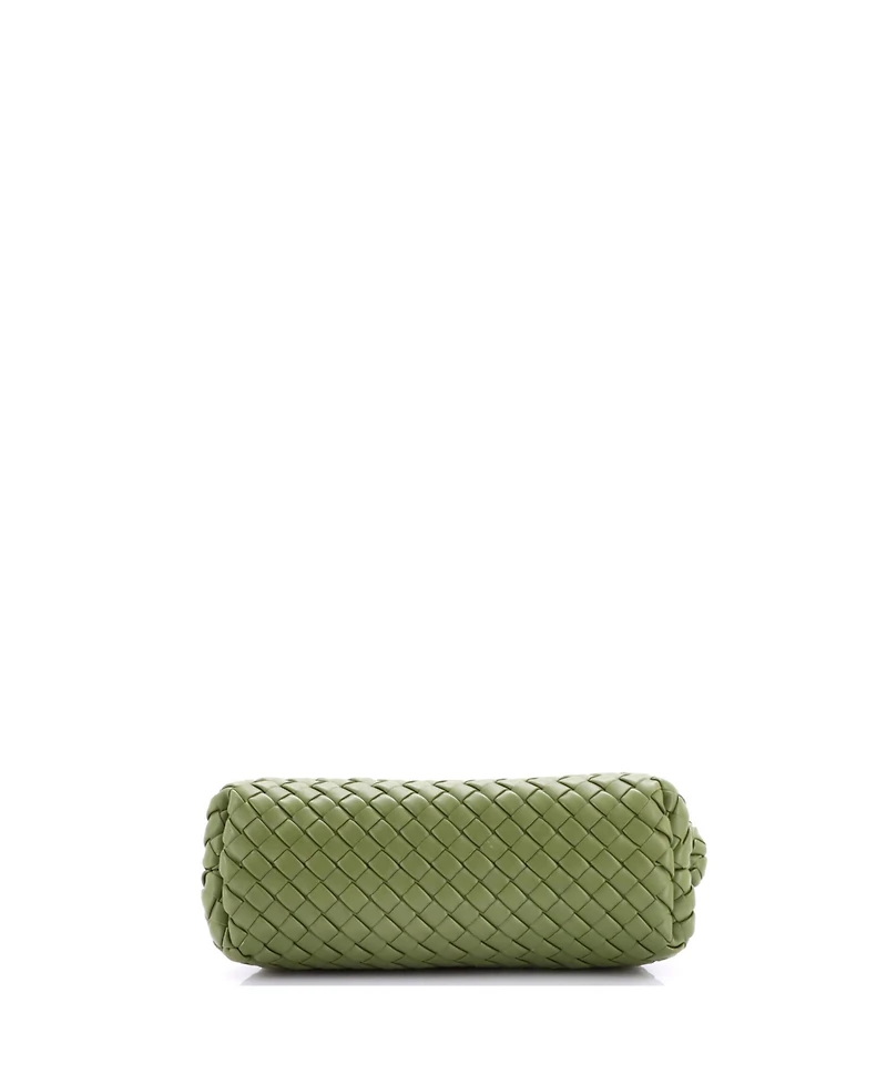 Pre-Owned Bottega Veneta Medium Lauren 1980 Clutch with Chain Intrecciato Nappa