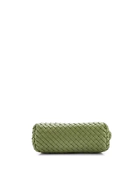 Pre-Owned Bottega Veneta Medium Lauren 1980 Clutch with Chain Intrecciato Nappa