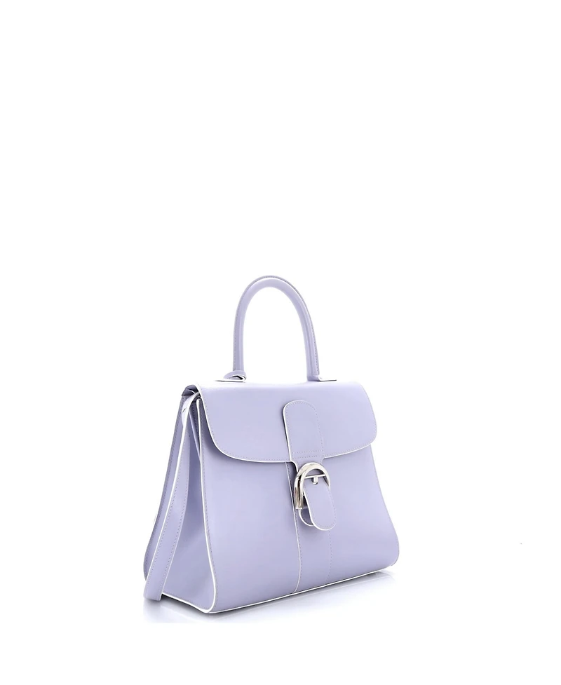 Pre-Owned Delvaux Mm Brillant Top Handle Bag Leather