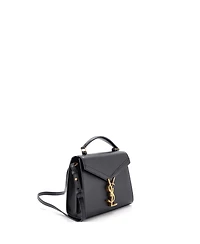 Pre-Owned Saint Laurent Mini Cassandra Top Handle Bag Leather