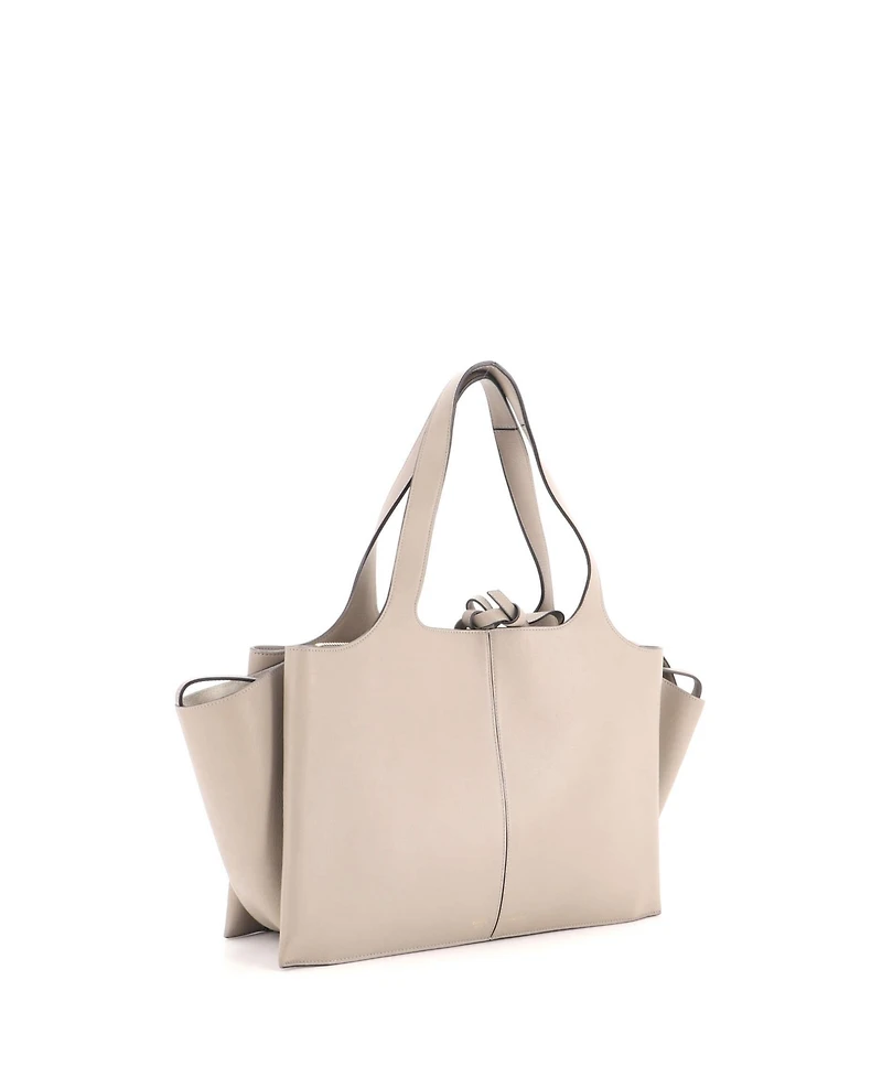 Pre-Owned Celine Medium Tri-Fold Shoulder Bag Smooth Calfskin