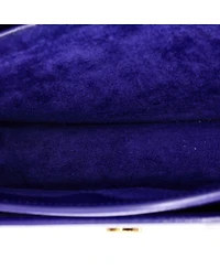 Pre-Owned Saint Laurent Small Sunset Crossbody Bag Patent