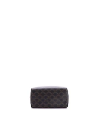 Pre-Owned Celine Mini Convertible Zip Boston Bag Triomphe Coated Canvas