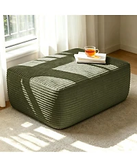 Streamdale Furniture No-Assembly Modular Corduroy Sectional Sofa with Chaise Lounge