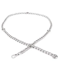 Michael Kors Women's Mk Logo Metal Chain Belt