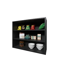 Fm Furniture Chinle Wall Cabinet Melamine with Open Storage