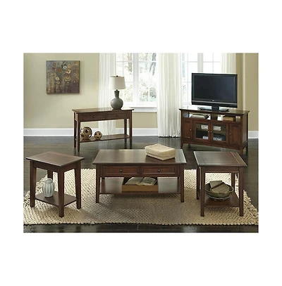 A-America Westlake Chairside Table, with Shelf