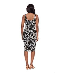 Body by Miraclesuit Women's Suki Shaping Floral Scoop Neck Dress