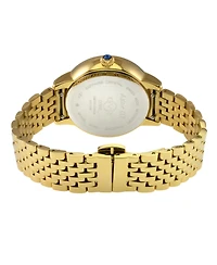 GV2 by Gevril Women's Astor Iii Swiss Quartz Ip Stainless Steel Bracelet Diamond Watch