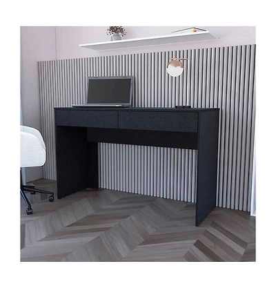 Fm Furniture Oslo Computer Desk with Two Drawers and Storage