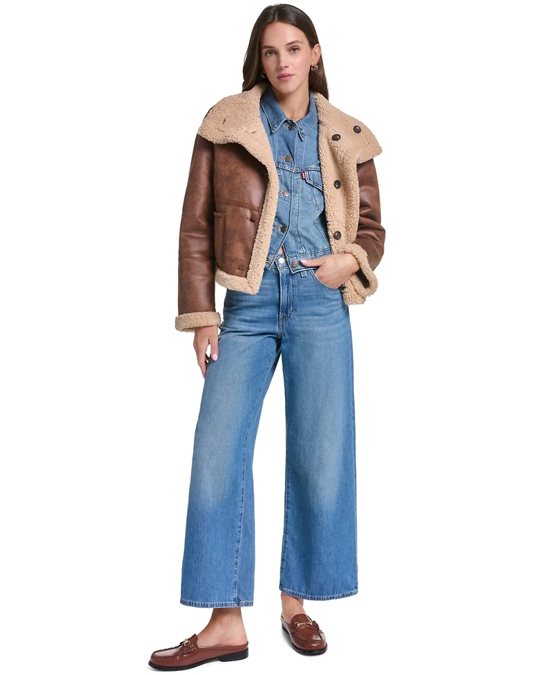 Levi's Women's Reversible Faux Shearling Jacket
