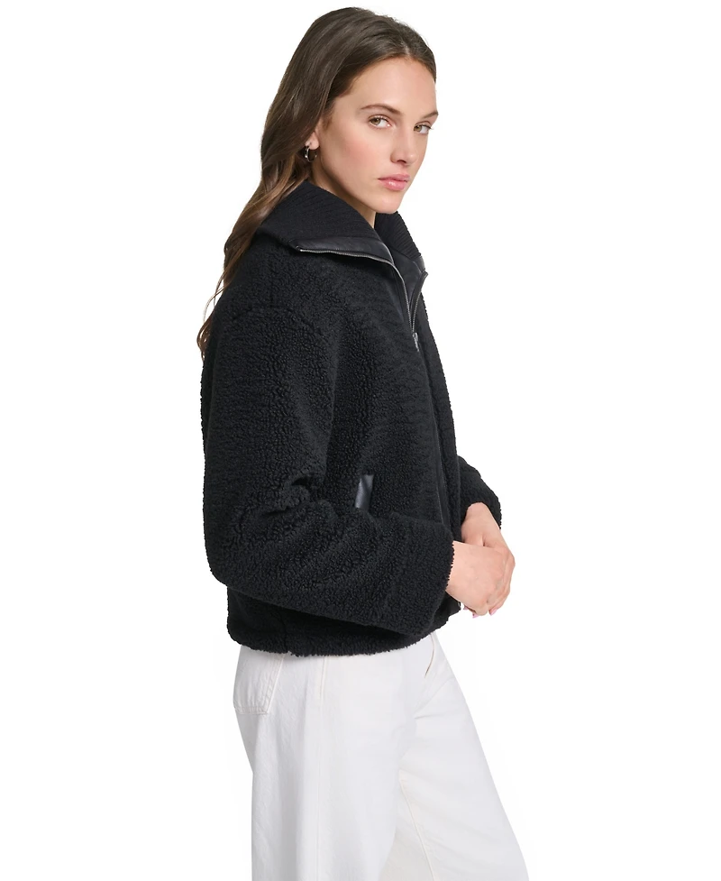 Levi's Women's Sherpa Bomber Quilted-Lined Jacket
