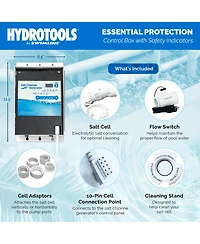 Swimline 87615 Salt Water Chlorine Generator System, 15K Gallon Swimming Pools