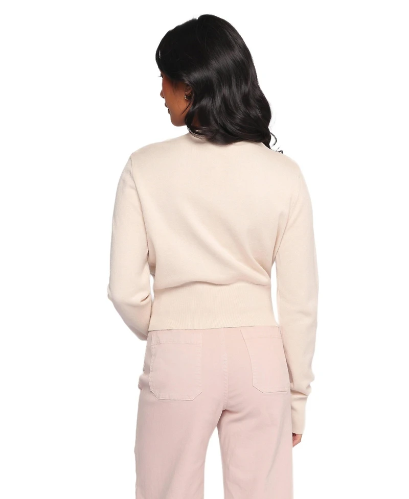 Petal and Pup Women's Elita Fitted Button-Front Viscose-Blend Cardigan