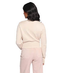 Petal and Pup Women's Elita Fitted Button-Front Viscose-Blend Cardigan