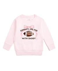 Sweet Wink Little Girls Sundays Are For Football Sweatshirt