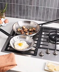 Zwilling Milano 2-Piece Tri-Ply Stainless Steel Fry Pan Set