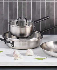 Zwilling Milano 7-Piece Tri-Ply Stainless Steel Cookware Set