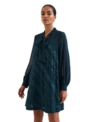 Phase Eight Women's Sonali Satin Embellished Long-Sleeve Dress