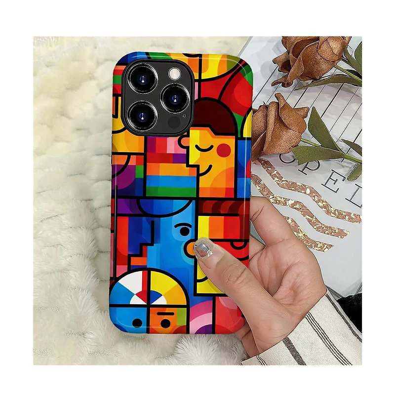 Lisen Colorful Souls Dual-Layer Phone Case for Apple iPhone 16 Pro Max