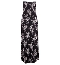 Lascana Women's Strapless Ruched Maxi Dress