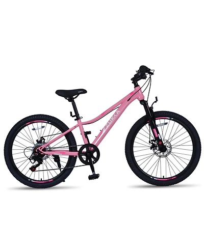 ECHTPeak 24 Inch 6-Speed Mountain Bike for Kids Boys and Girls