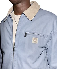 Converse Men's Framework Corduroy Collar Front Zip Jacket