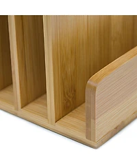 Danrong Desktop Mail Organizer Adjustable 5 Slot File Holder For Office Home Desk