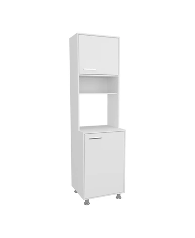 Fm Furniture Buckeye Kitchen Pantry with Open Storage and 2 Doors
