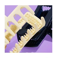 Gimme Beauty Rectangle Extra Grip Claw Clip Double Teeth Accessory Set Perfect for Thick Hair 2 Pack