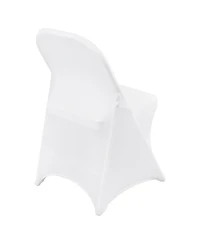 Slickblue 100 Pack Spandex Folding Chair Covers for Wedding Events