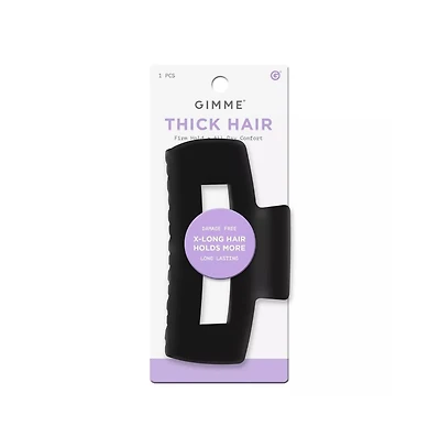 Gimme Beauty Large Cavity Claw Clip Strong Hold Hair Accessory for Thick, Long Hair Break Resistant Rectangle Clip with No Slip Grip