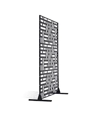 Slickblue 3 Panel Freestanding Privacy Screen for Indoor Outdoor Spaces