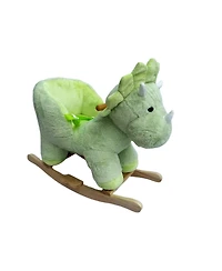 Sevorley Plush Dinosaur Rocking Ride-On Toy with Sound Effects, Ages 1-3