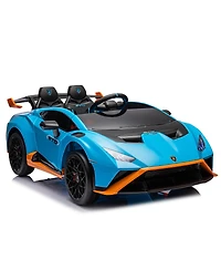 Yobtop 24V Kids Electric Ride-On Drift Car with 360-Degree Drift, Led Lights, Ages 3-6