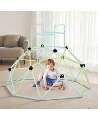 Slickblue Kids Climbing Dome Geometric Indoor-Outdoor, 600 lbs Capacity, Ages 3-10