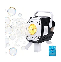 Bruce & Shark Portable Bubble Machine With Lights, Ages 3+