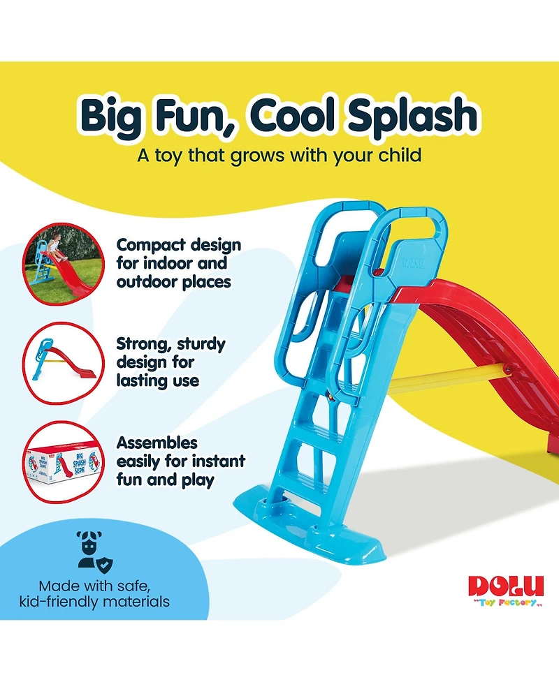 Dolu Big Splash Slide with Water Connection, Ages 3+
