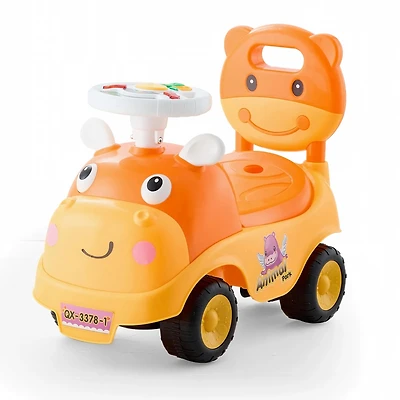 Sugift Toddler Ride On Push Car with Horn Music and Under Seat Storage, 48.5 lb. Capacity, Ages 19-36 Months