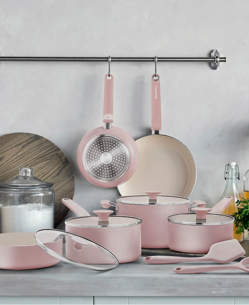 GreenPan Rio Advanced Diamond-Infused Ceramic 12-Piece Cookware Set