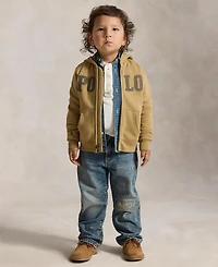Polo Ralph Lauren Boys' 2T-7 Logo Fleece Full-Zip Hoodie