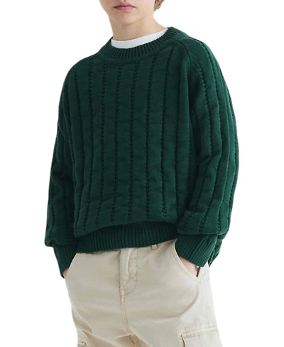 Scalpers Toddler Boys Women's 6-14 Raglan Sleeve Knitted Sweater