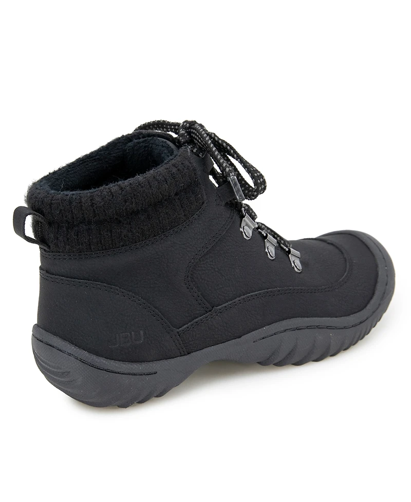 Jbu Women's Chai Water-Resistant Casual Lace-Up Booties