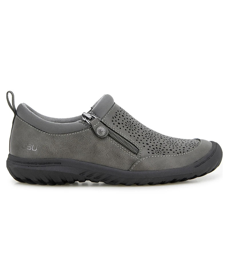 Jbu Women's Avery-Wide Closed Round Toe Casual Flats