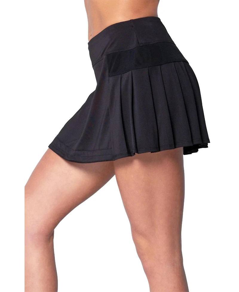 Lucky Love Women's Team Spirit Pleat Skirt Tennis