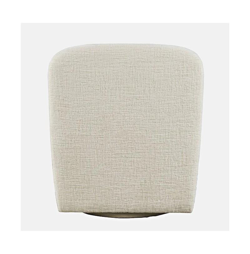 Jofran Josie Upholstered Contemporary Casual Swivel Accent Chair
