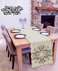 Avanti Star of David Table Runner, 14" x 72"