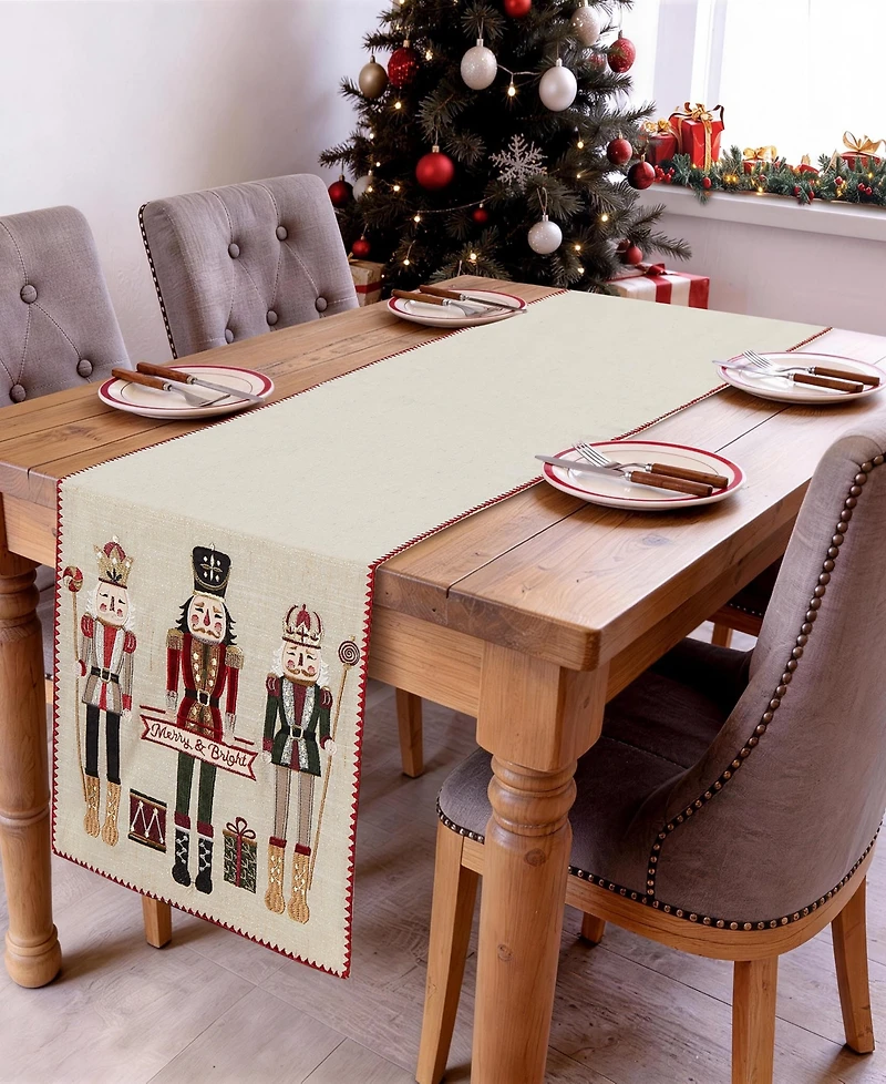 Avanti Nutcracker Trio Table Runner, 14" x 72"