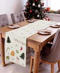 Avanti Holiday Icons Table Runner, 14" x 72"